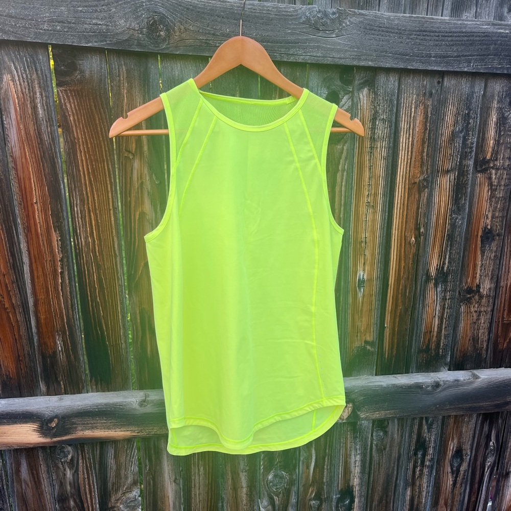 Lululemon • Neon Yellow Sleeveless Women's Tank